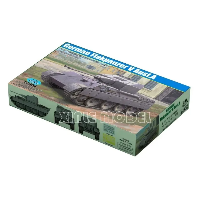 Trumpeter Kit modello carro armato assemblato in plastica 84832 Flakpanzer tedesco V Ausf. Un 1/48