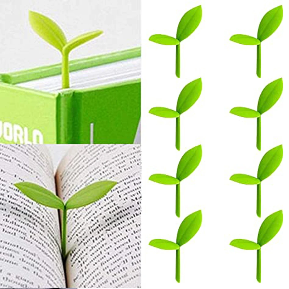 Reading Creative for Bookworm Green Bookmarks Little Grass Bud Little Leaves Bookmark Sprout Bookmark Grass Buds Bookmark
