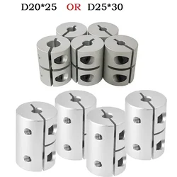 3D-Printer T8 Lead Screw Rigid Shaft Coupler Clamp Stepper Servo Motor Coupling D20 D25 4-8 5-5 5-6 5-8 6-6 5-10 6.35-8 6.35-10