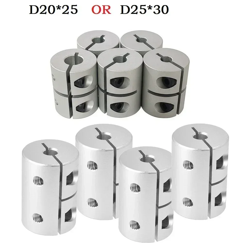 3D-Printer T8 Lead Screw Rigid Shaft Coupler Clamp Stepper Servo Motor Coupling D20 D25 4-8 5-5 5-6 5-8 6-6 5-10 6.35-8 6.35-10