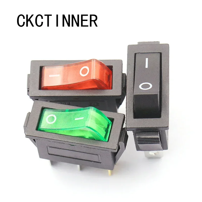 1PCS KCD3 Rocker Switch 15A /230A 250V 3 Pin Electrical equipment Power switch Red, yellow, blue, green black white