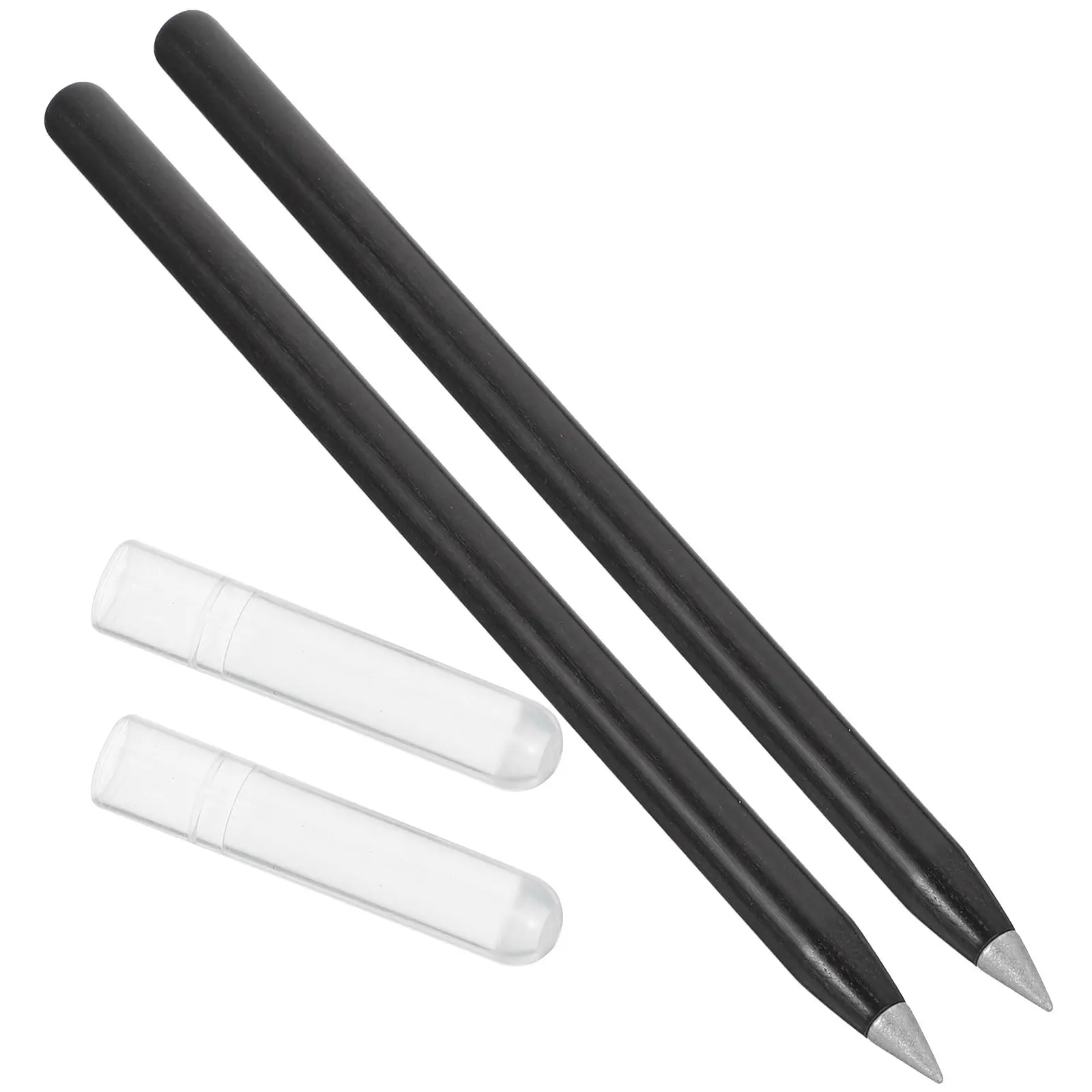 2Pcs Inkless Pencils Everlasting Reusable Portable Writing Sketching Drawing Pencils for Students Art Painting