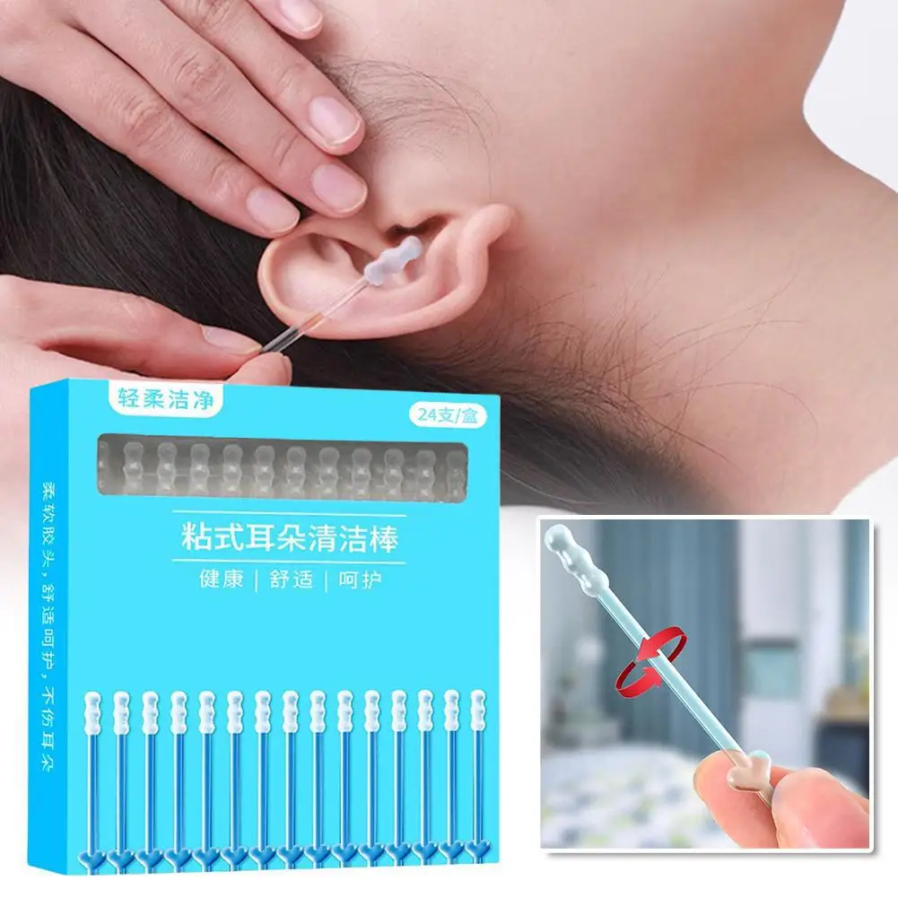 Sticky Ear Digger Ear Digging Tool Ear Wax Cleaning Special Not Hurt Ear Digging Spoon Ear Digging Cotton Swabs