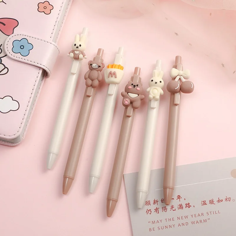 Caneta de urso tridimensional, 1 caneta aleatória