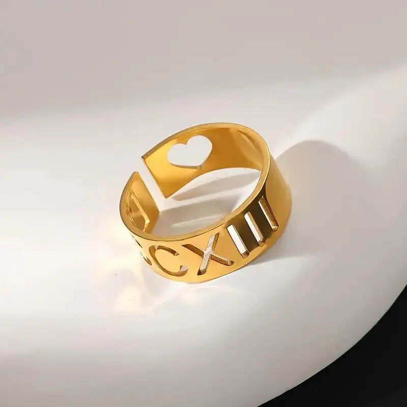 

Custom Name Rings for Women Stainless Steel Rings Personalized New in Dating Ring Luxury Birthday Gifts Couple Jewelry