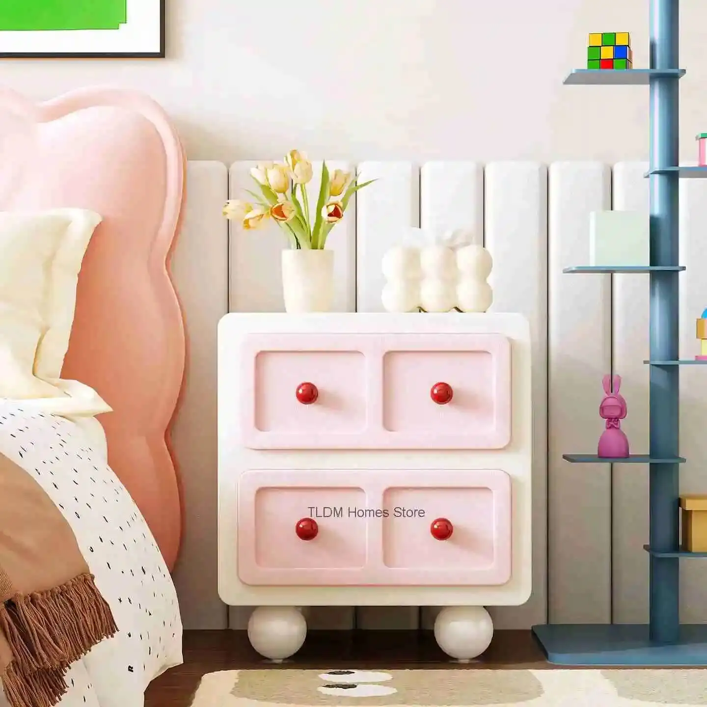 Open Recamera Design Bedside Table Mid Century Modular Bedside Table Coffee Adult Interior Muebles Para Hogar Bedroom Furniture