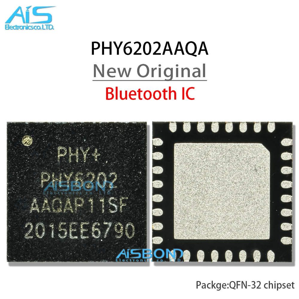 New original PHY+ PHY6202 AAQA PHY6202AAQA bluetooth 4.0 IC QFN-32 Chip