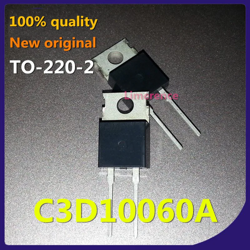 100% nuevo 50 unids/lote original Silicon carbide diode C3D10060A  C3D10060 10A 600V  TO-220 Transistor-