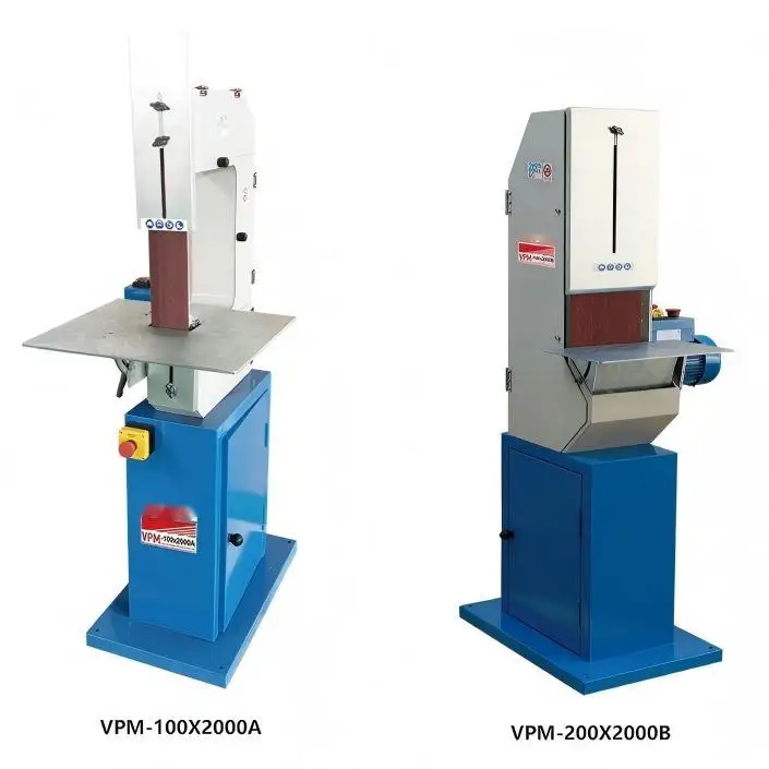 

Vertical Sanding Wide 8in Expand the Workbench Iron Stainless Sheet Machine Motor Connect Wheel Belt Sander