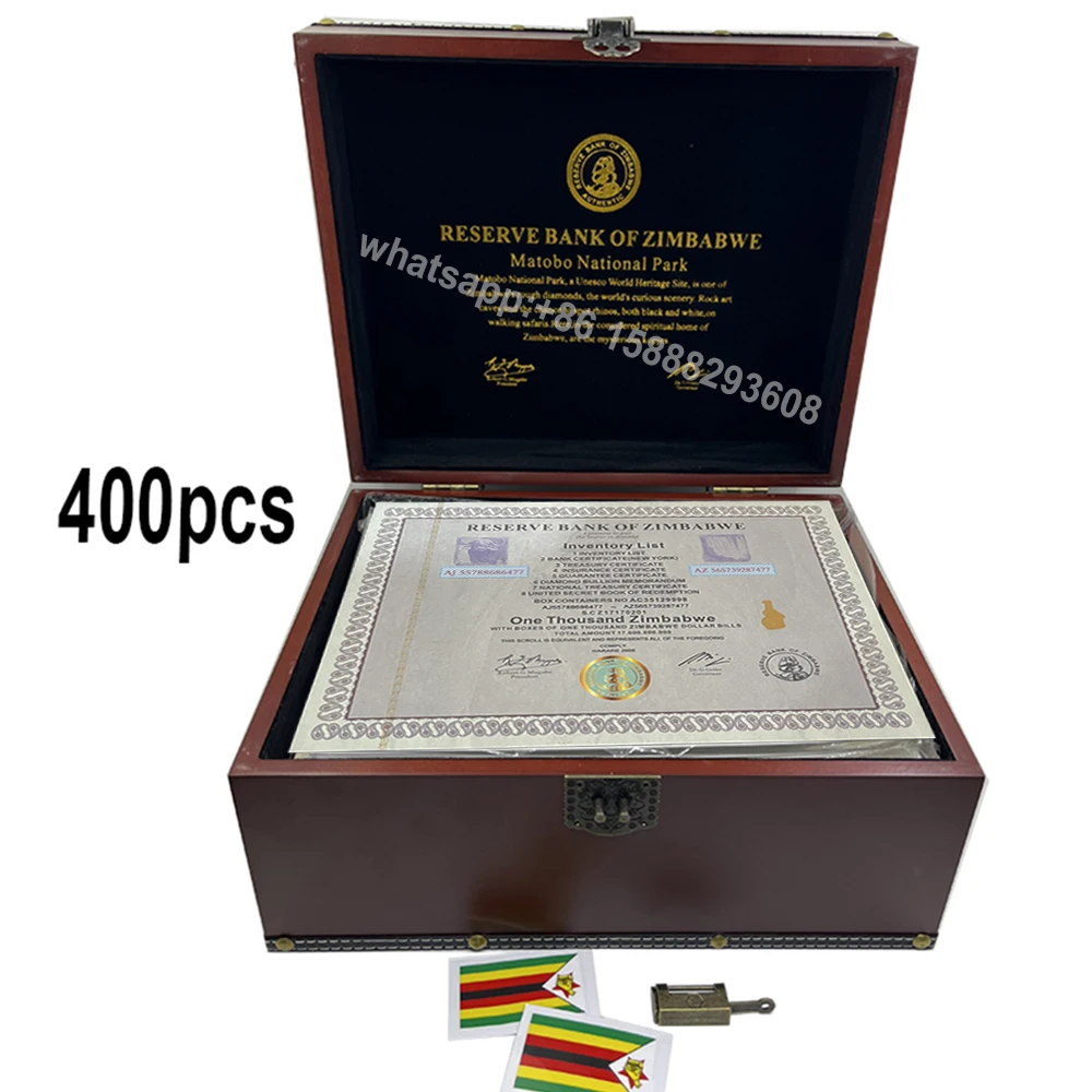 

400 шт./коробка, сувенирные купоны для банкнот в Зимбабве