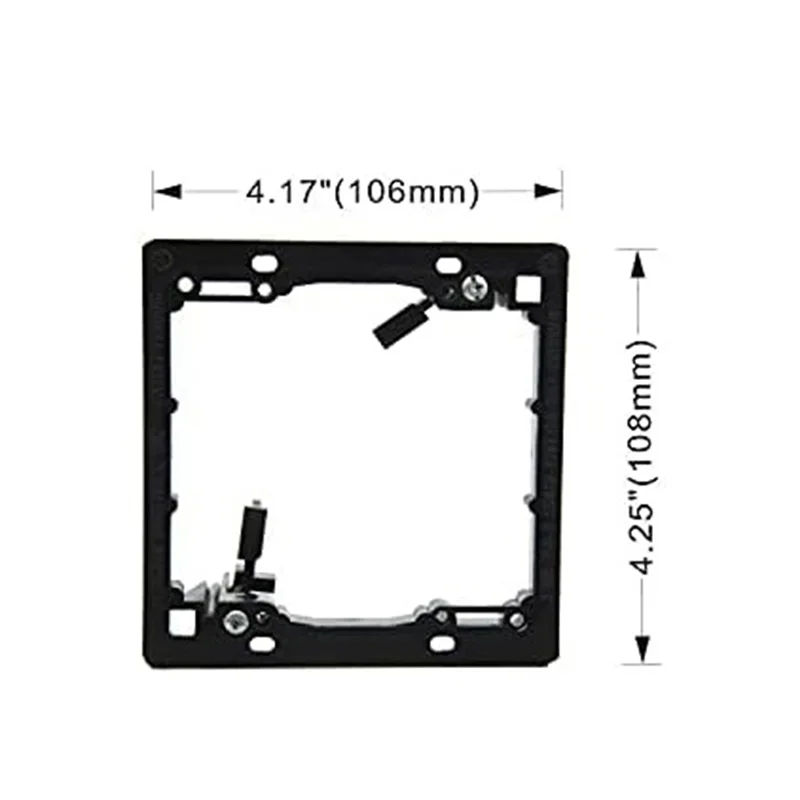 New Show-2GANG لوحة الحوائط الجافة متعددة الأغراض معدات دعامة تثبيت الجهد المنخفض لخطوط الهاتف وكابلات الشبكة المتينة، #6