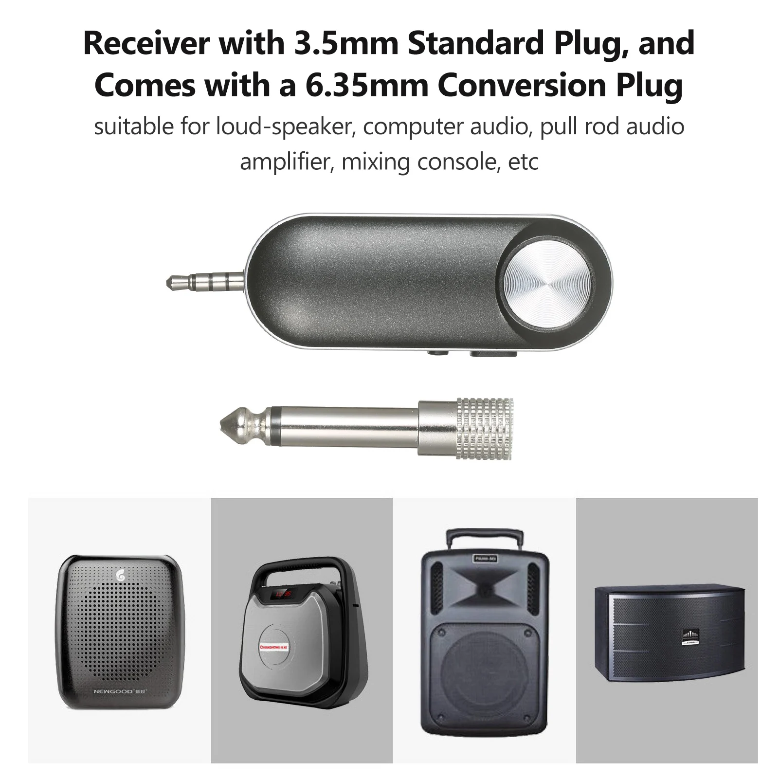 UHF سماعة ميكروفون لاسلكي أداة هيئة التصنيع العسكري متعدد الاتجاهات Hifi ميكروفون أداة لاسلكية نظام الميكروفون استقبال #6