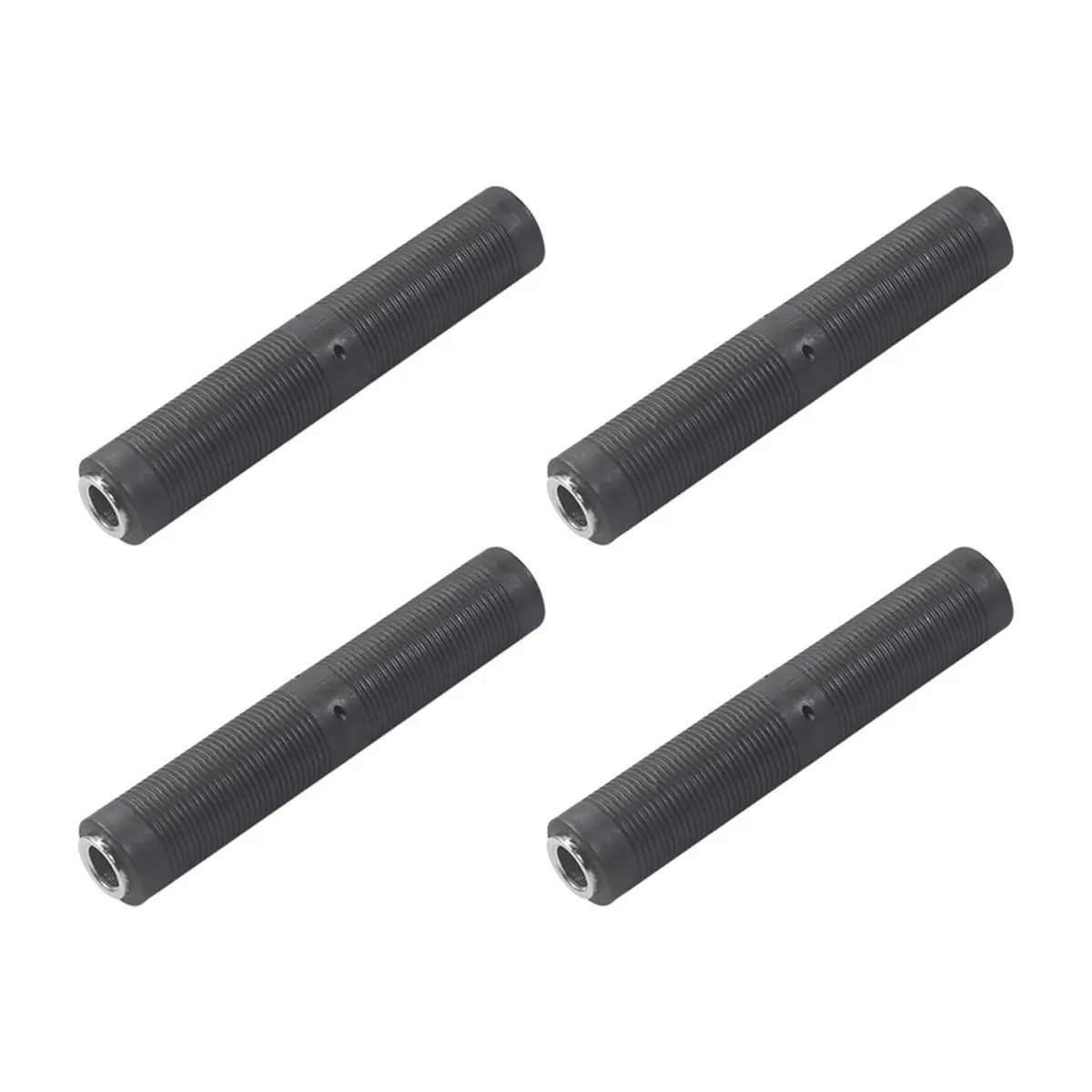 4 Pack 1/4 Inch TRS Female to Female Coupler, 6.35mm Jack Stereo Adapter Joiner,Amps, Pedals, Mixers, Patchbays