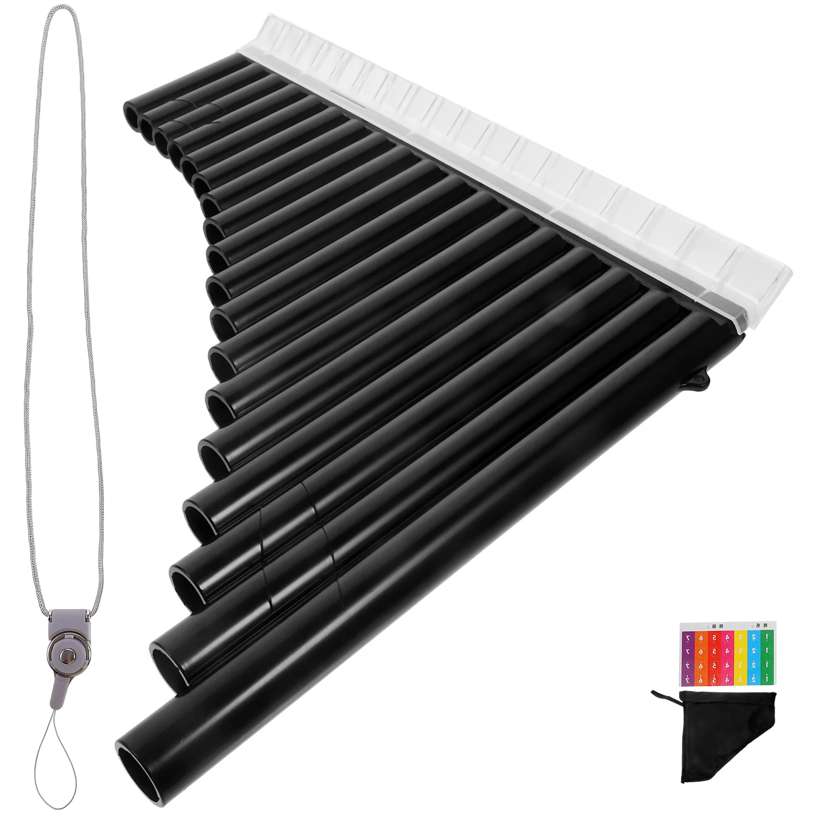 

Pan Flute C Key Pipe Musical Instrument Gift Keyboard Performance Abs Resin Flutes