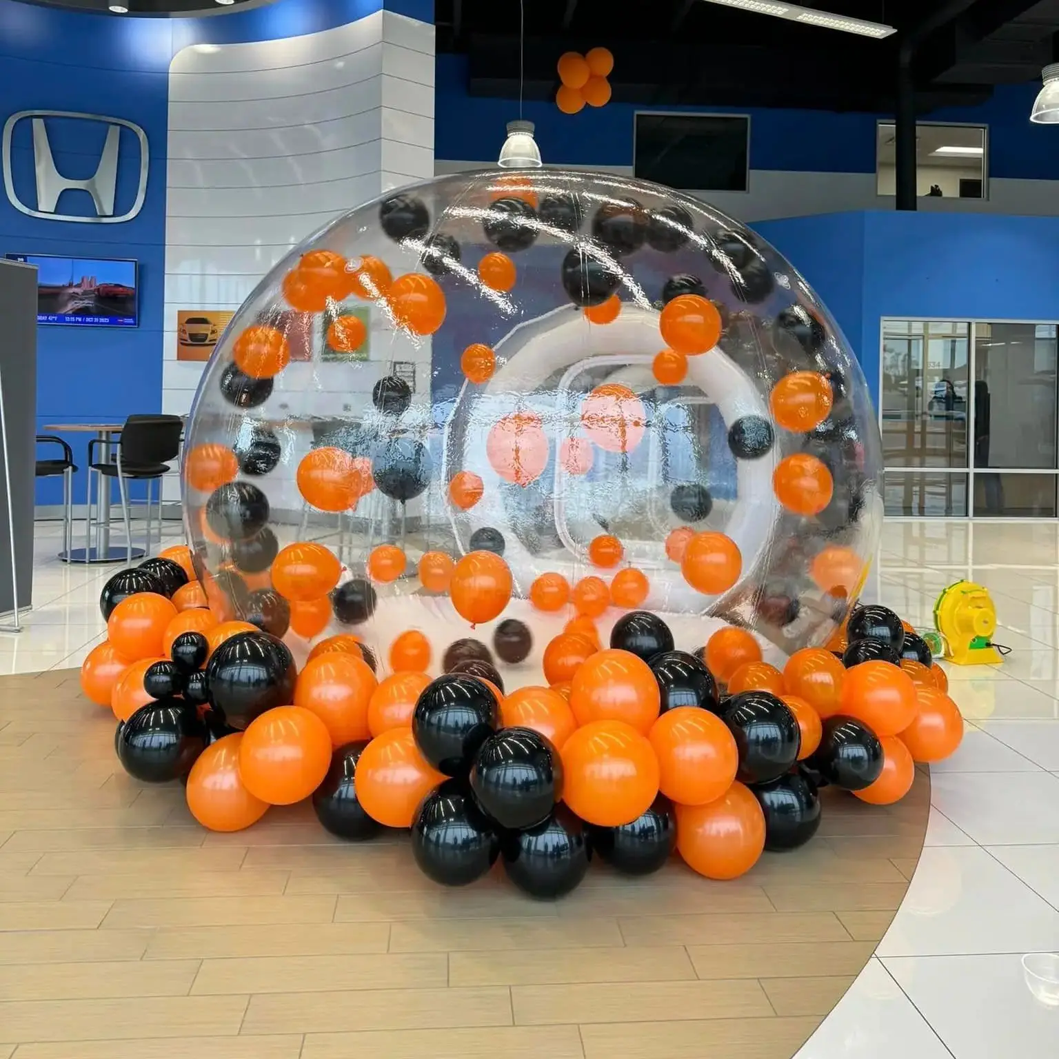 Burbuja inflable transparente para niños, globo de fiesta, cúpula con soplador, 10 pies/3M, envío rápido