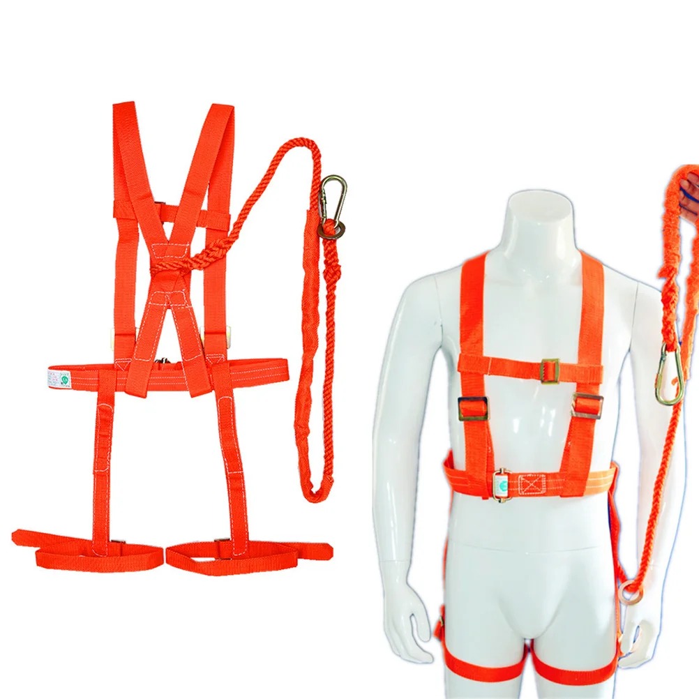 1PC 2m High Altitude Operation Harness Belt Safety Zone Suspenders Climbing Safety Belt Anti Falling Protection Whole