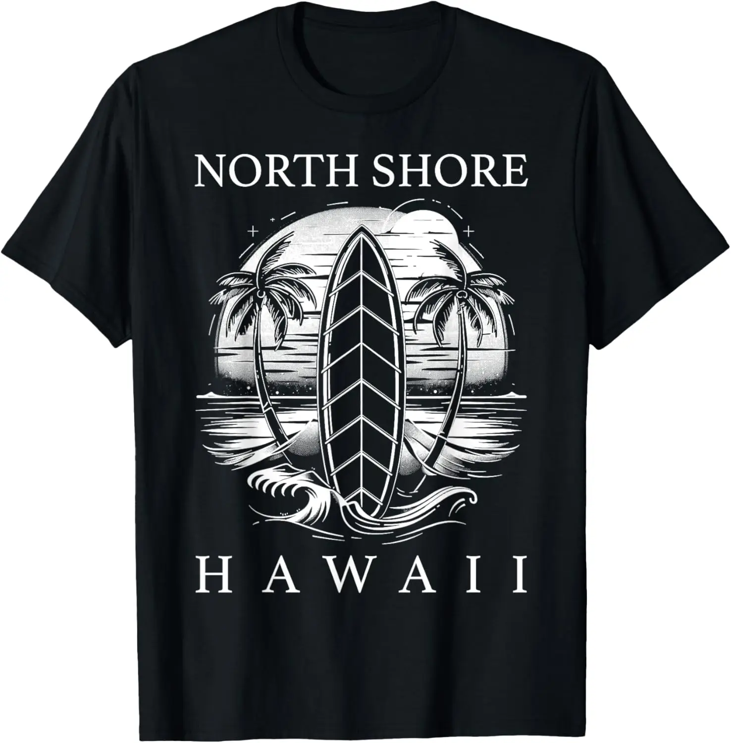 

Винтажная футболка для серфинга North Shore Hawaii Surf Hawaiian Oahu