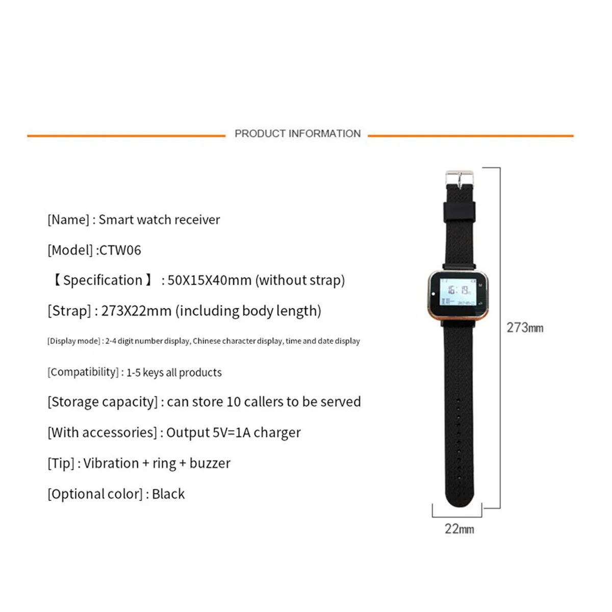 Retail! Cafe Waiter Service Buzzer 15 Table Call Button Transmitter 2 Watch Waiter Pager Wireless Calling System UK Plug