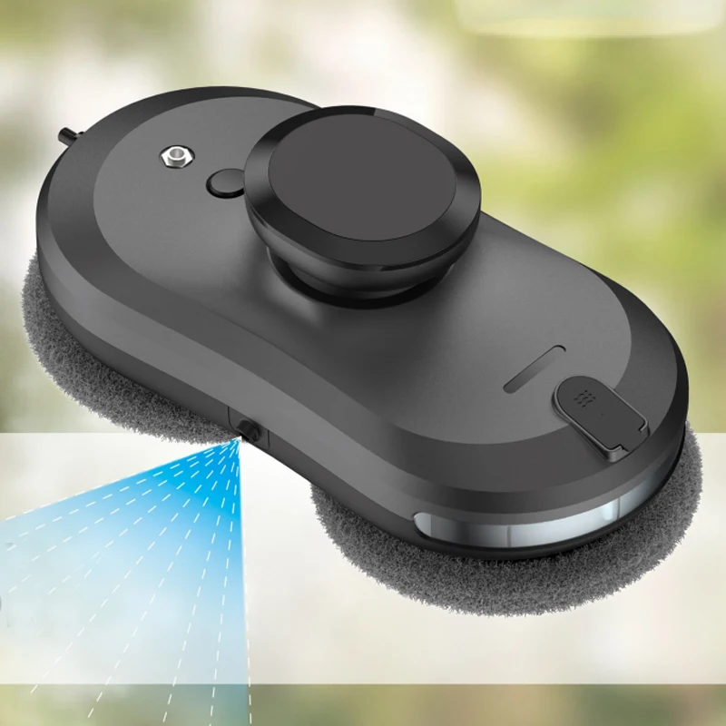 Tuya App Controle Remoto Elétrico Automático Robô de Limpeza de Vidro Doméstico Pulverizador de Água Limpador de Janela