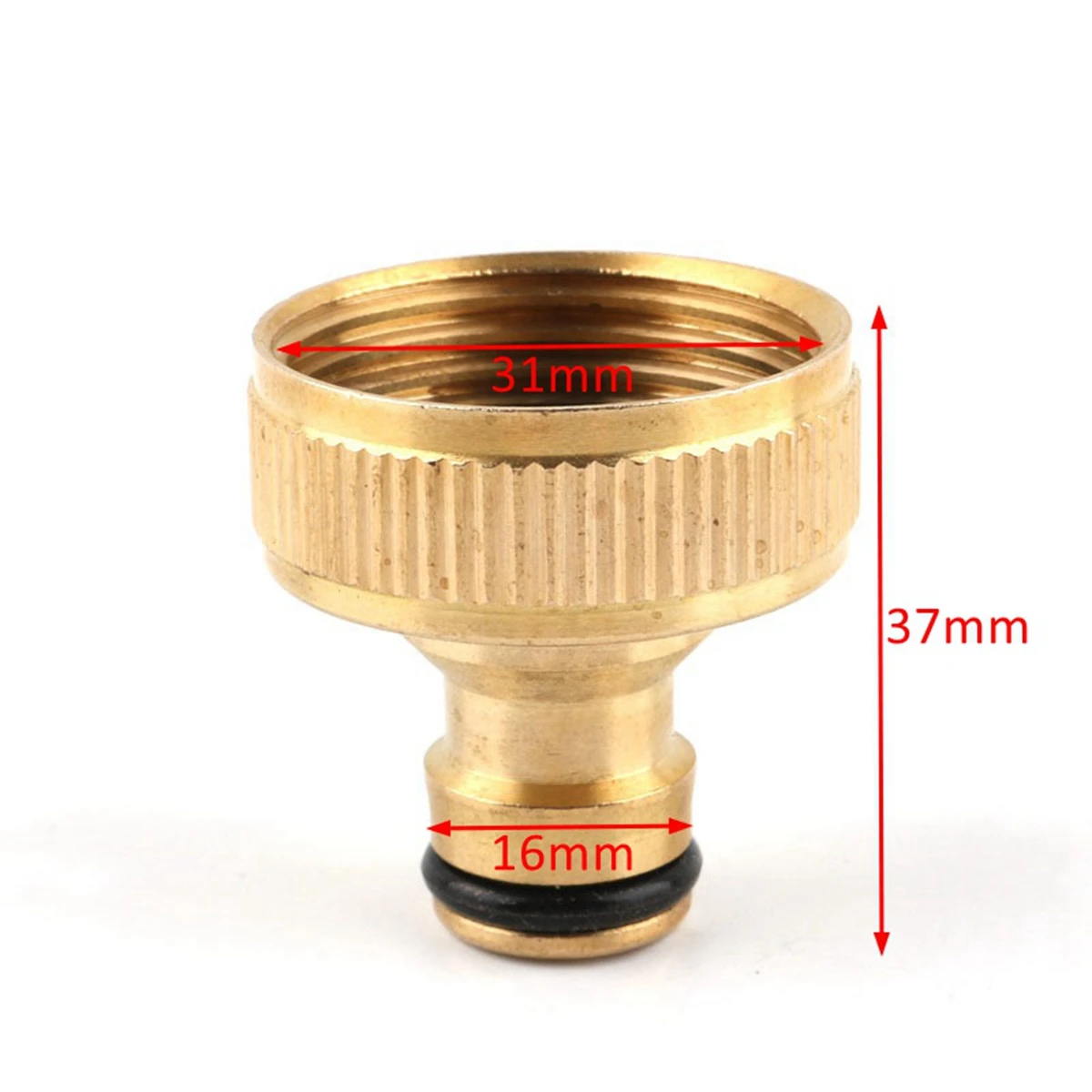 3/4 1 Inch Gardening Garden Tool Irrigation Brass Garden Water  Joints Nozzle Adapter Hose Fitting Thread Quick Connector