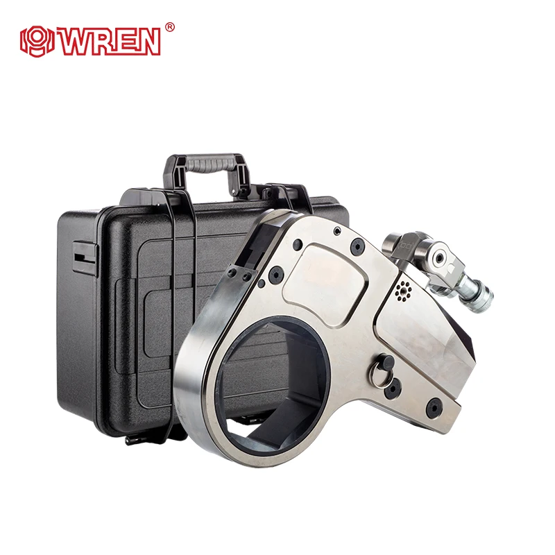 Professional Hydraulic Tool Supplier 14ATWH-Series Hydraulic Torque Wrench Low Profile Bolt Tightening Tool Nut  50-117mm WREN