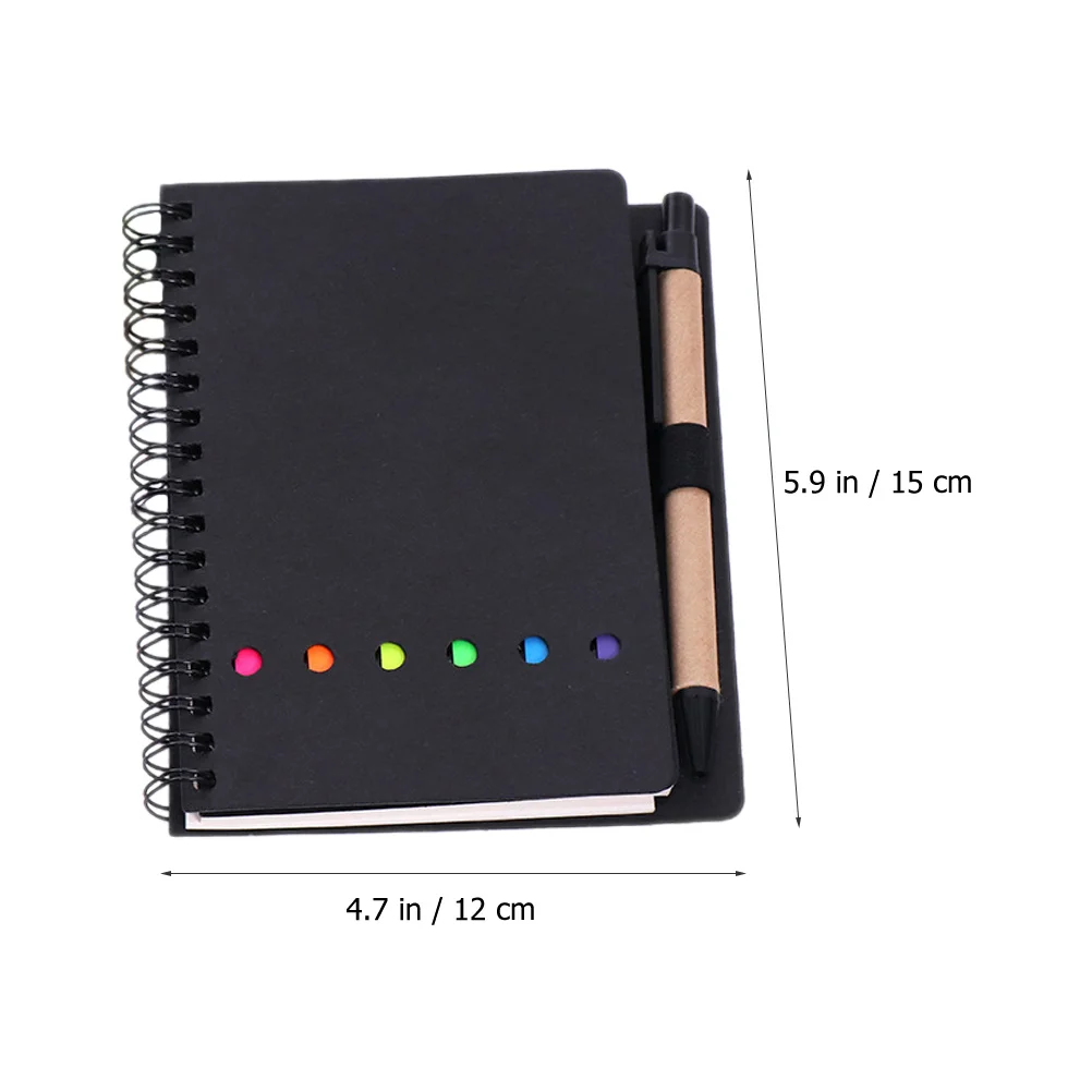 สมุดโน้ตแบบม้วน 3 ชิ้น สมุดโน้ตสีสันสดใส สมุดโน้ตแบบมีกาวในตัว พกพาสะดวก สมุดวางแผนขนาดเล็ก สำหรับโรงเรียน สำนักงาน ใช้เขียนบันทึกประจำวัน