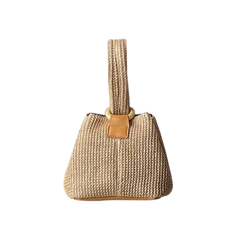 

Woven Shoulder Bag Cute Grass Handbags For Women Chain Single Designer Luxury Trend High-quality Messenger Versatile Crossbody