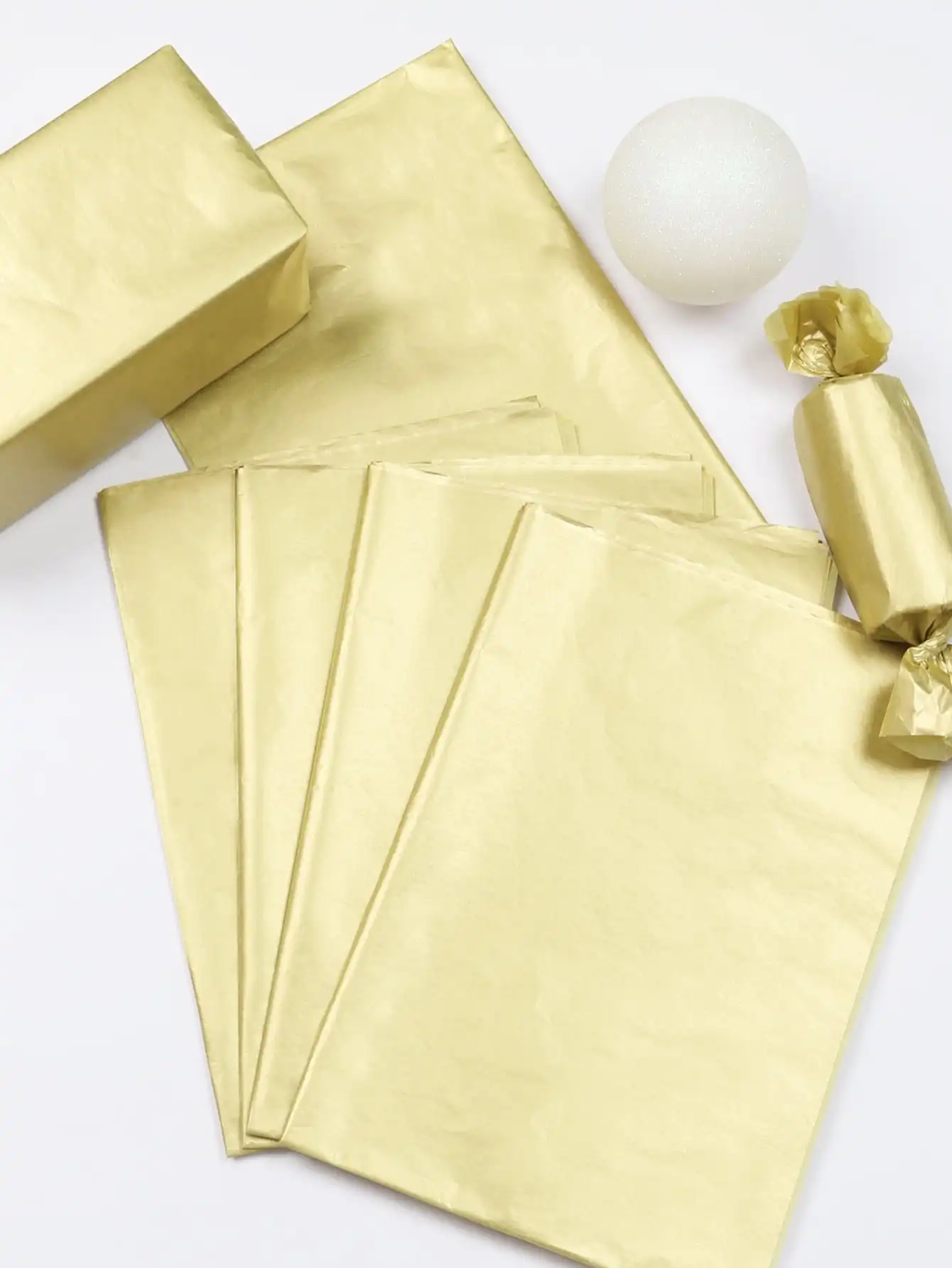 1Pcs/bag Pure golden Sydney paper gift wrapping paper