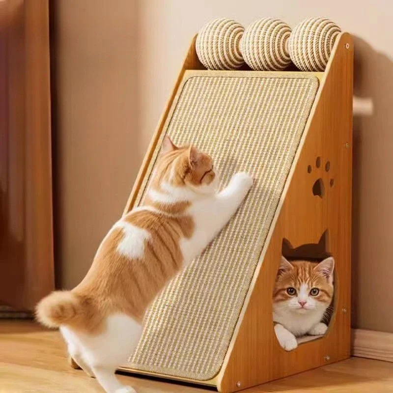 Cat scratching board cat litter vertical wear-resistant non-chip wall pet kitten toy