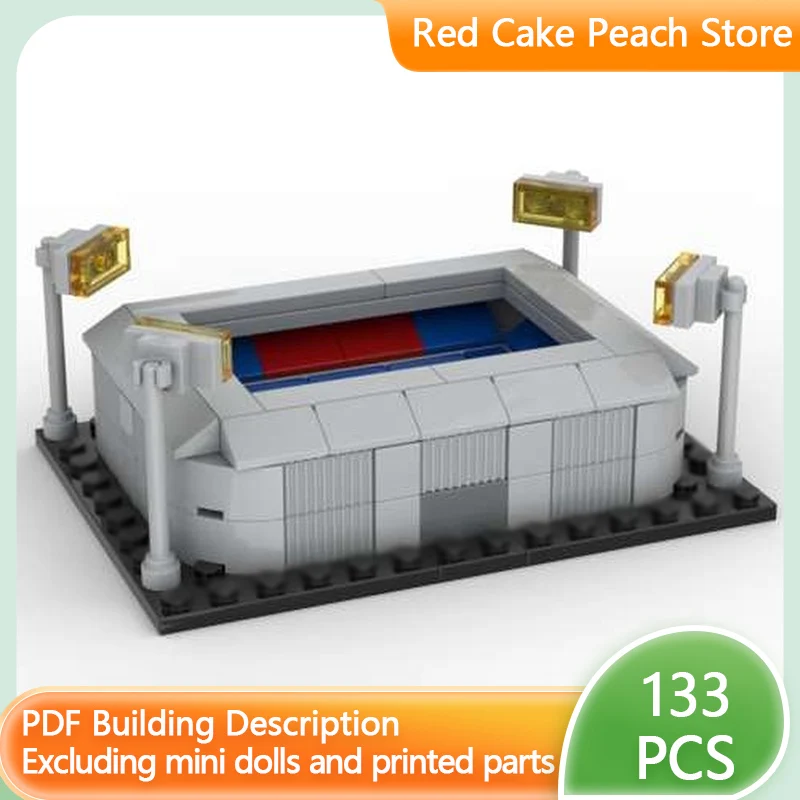 

City Street View Model MOC Building Bricks Nederland Football Field Modular Technology Children Holiday Gifts Assemble Toys Suit