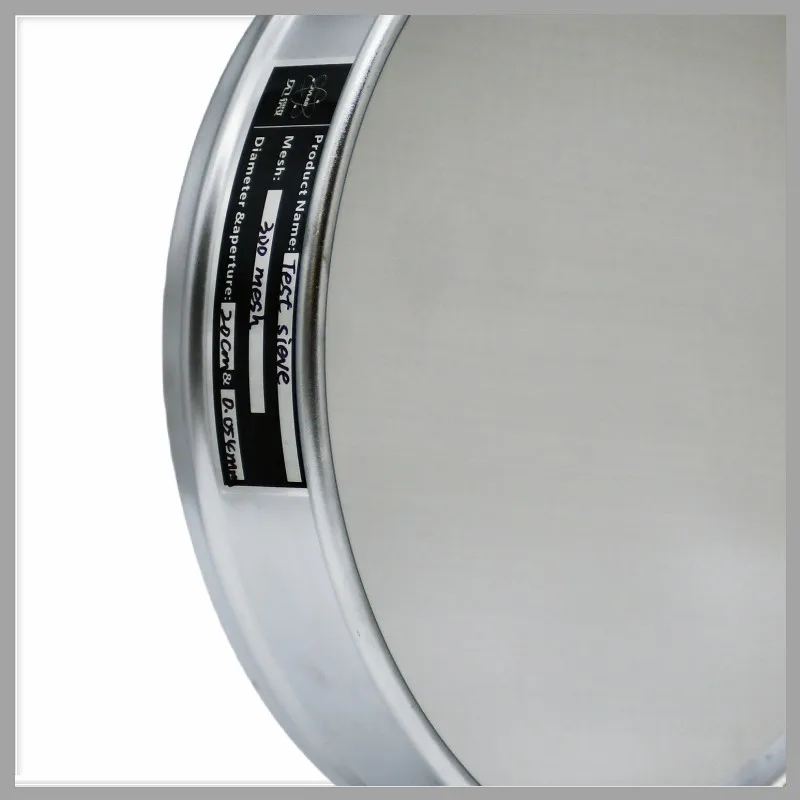 Lab Sieve Sampling Inspection Pharmacopeia Standard Test Sieve  SUS 304 Filter Mesh Chroming Frame R20 cm 300 Mesh / In 0.054 mm