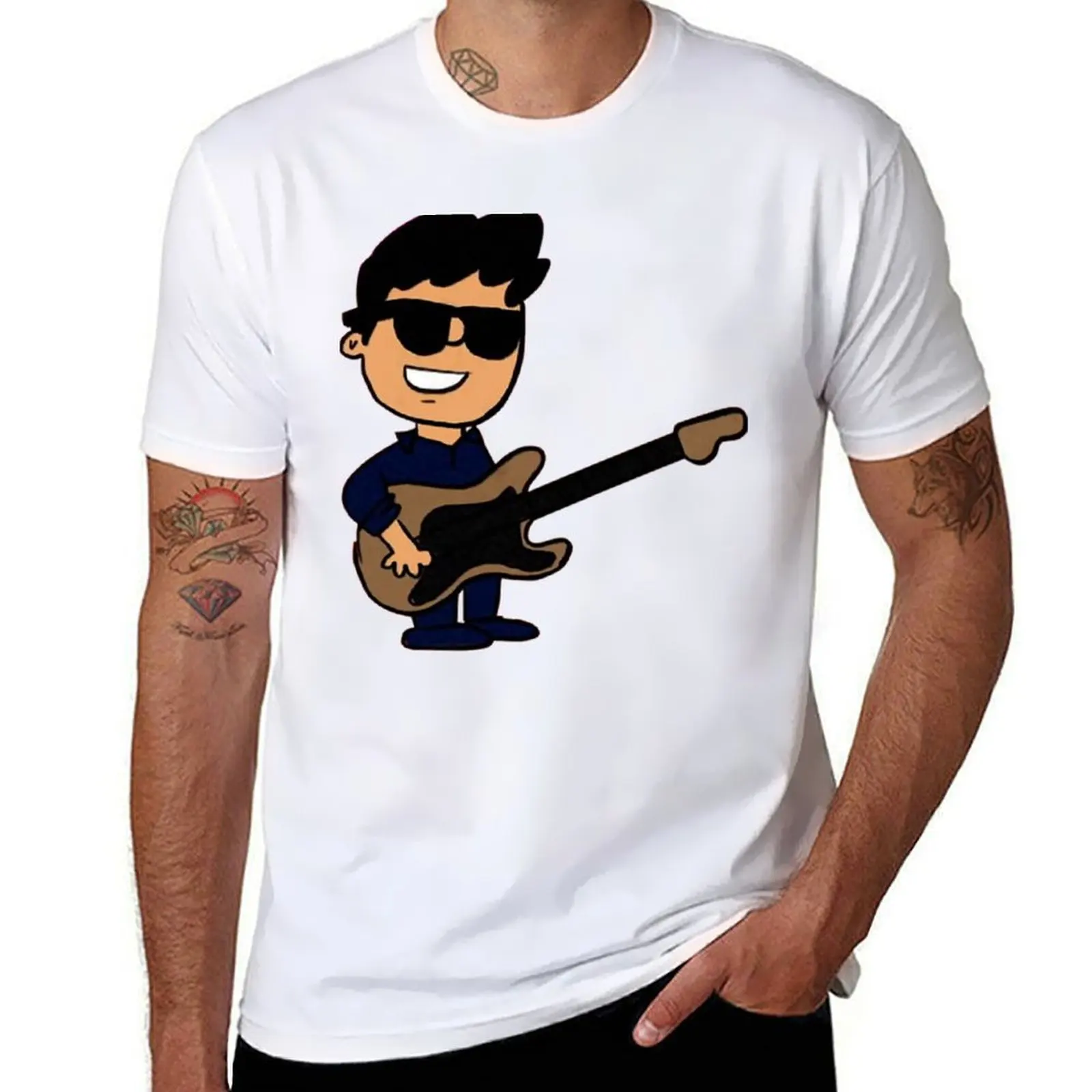 

Joe Dart on the car-toon bass T-Shirt t shirt for man man t shirt cotton T-Shirt