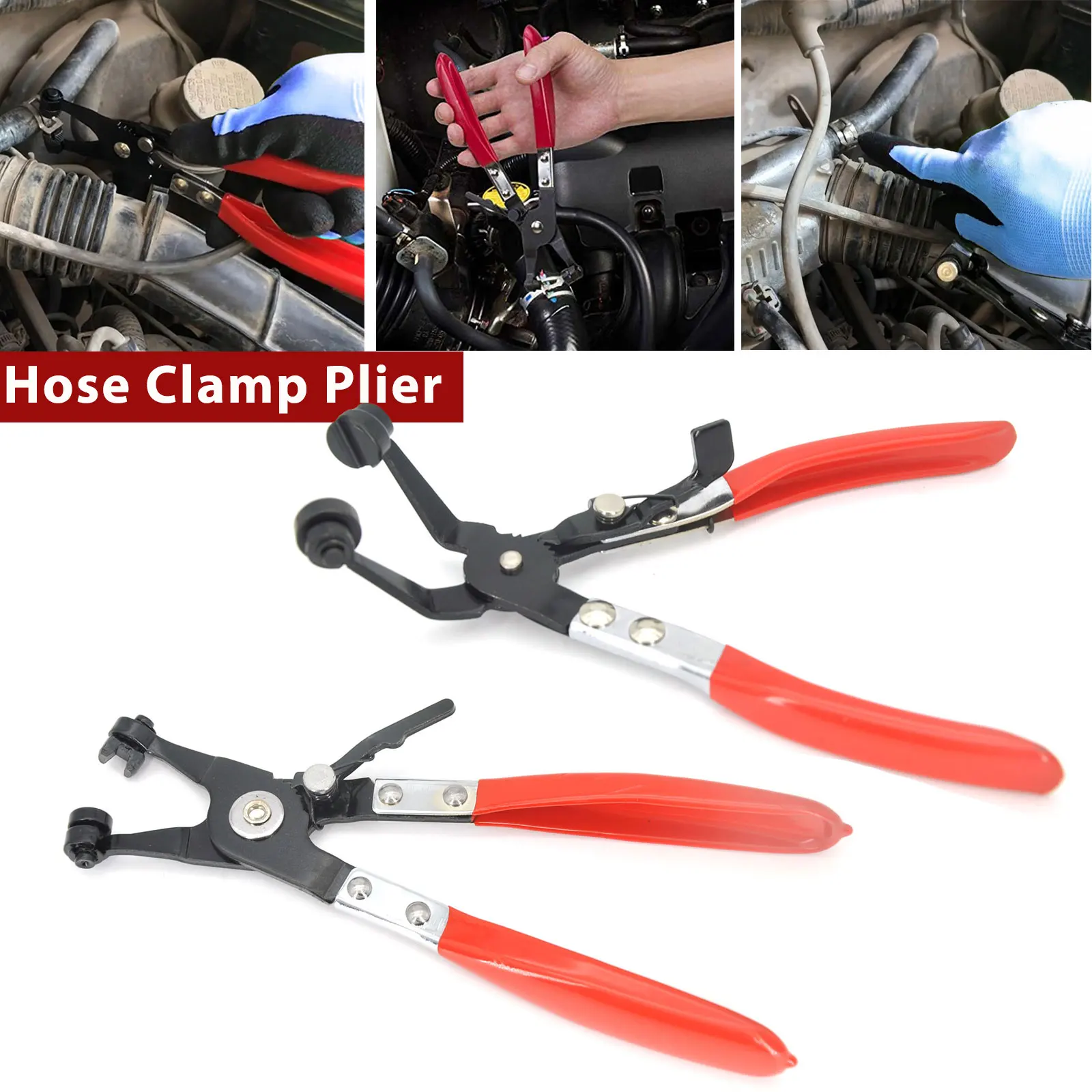 

Long Automotive Water Pipe Locking Pliers Car Hose Clamp Plier Removal Tool Straight Throat Tube Bundle Clamp car Repair Tools