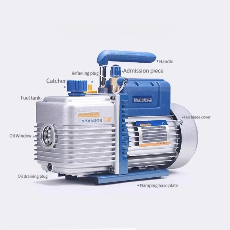 Air Vacuum Pump 2PA Ultimate Vacuum Air Conditioning Refrigeration Vacuum Pump FY-1H-N Mini Portable Pump