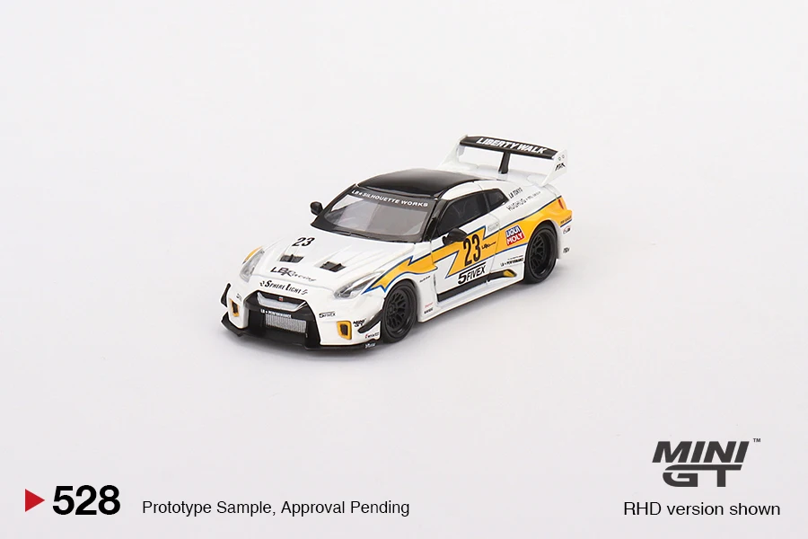 MINIGT MODEL 500-700 1/64 911 Carrera S M4 M2 R34 ford Shelby GT500 diecast alloy car model Children's toys and gifts