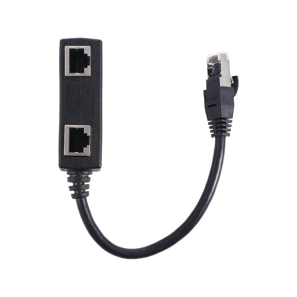 

Network LAN Ethernet Digital Cables 1 Male to 2/3 Female RJ45 Splitter Network Connector RJ45 Connector Extender Adapter Cable