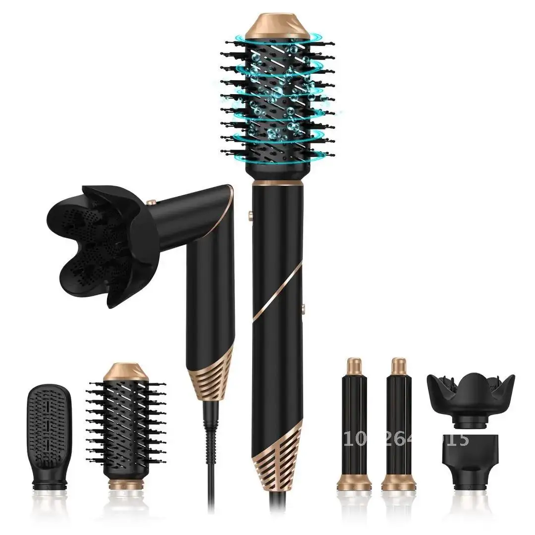 6-1 peine de aire caliente plegable secador de cabeza que cambia el cabello Alisadora cepillo alisador secador multifunción peine de pelo rizado