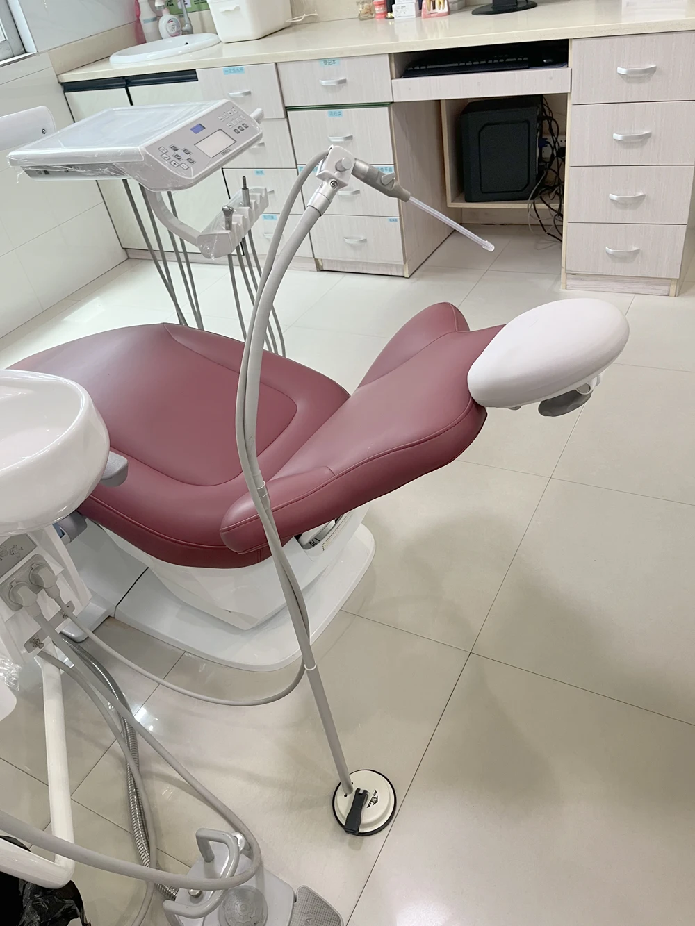 Image of Universelle Dental-Einheit Starker/Schwacher Saughalter Flexibler Speichelabsauger Hilfssupport Zubehör Dental-Arbeitsplatz