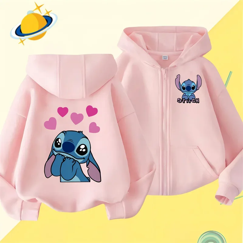 Steedy zipper hoodie animation printed boys girls sweatshirt autumn and winter casual long-sleeved top pullover sweater