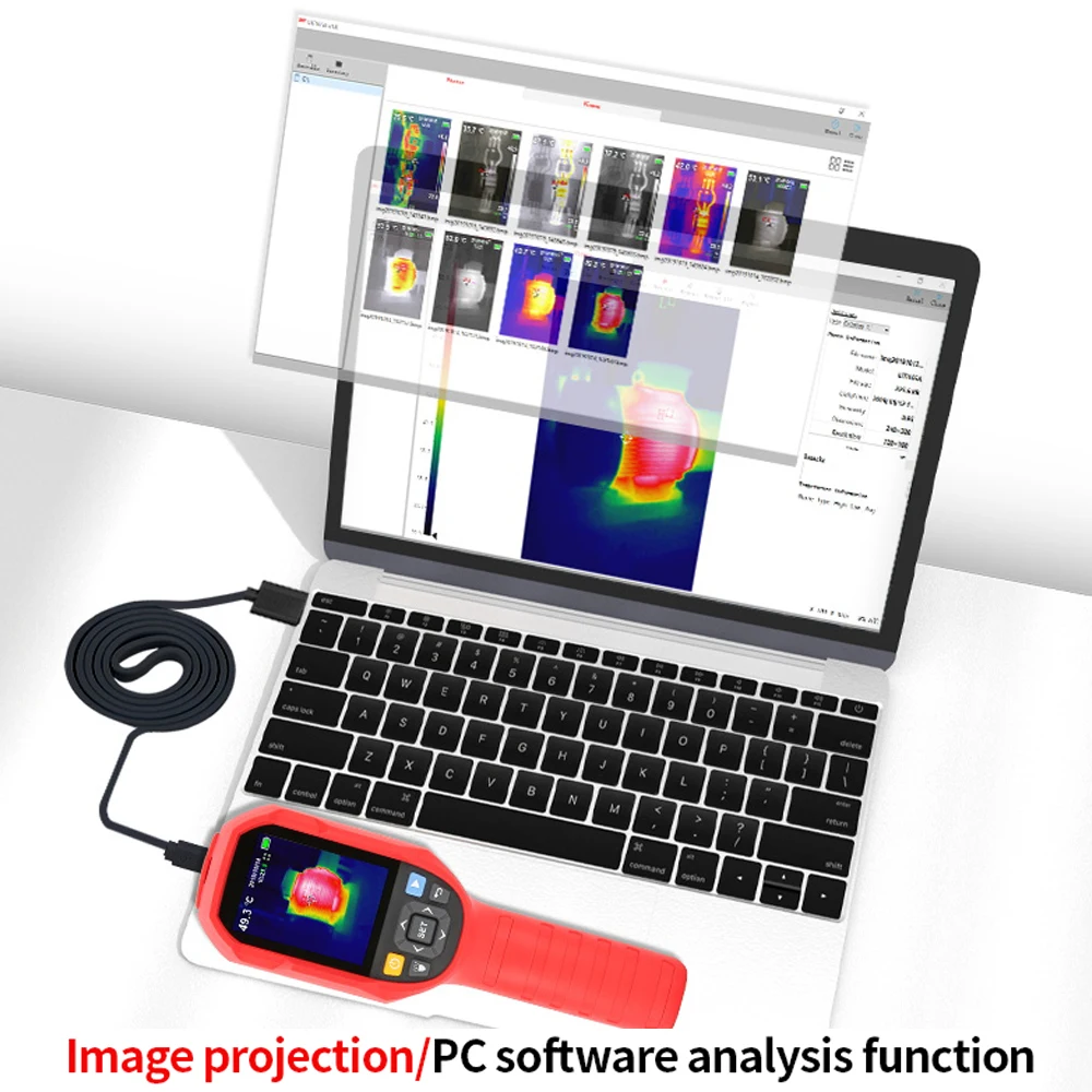 UNI-T UTi260B Thermal Camera Infrared Thermal Imager UTi165A Thermal Image Camera with Temperature Alarm & Analysis Software