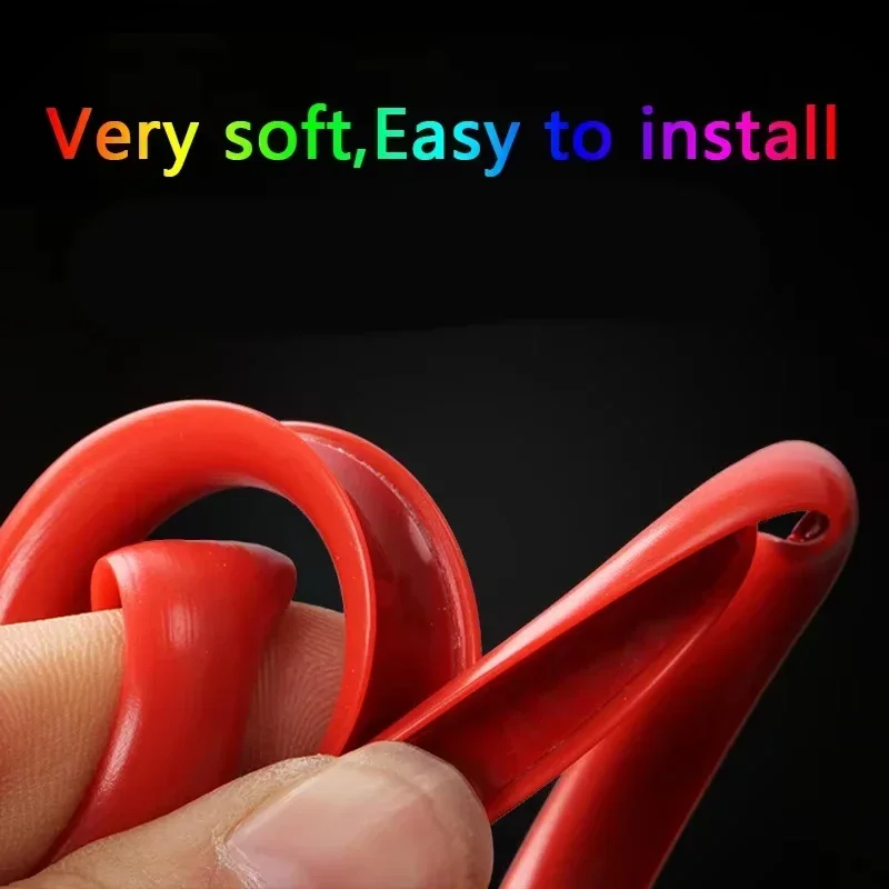 Universal Wheel Rim Protector Strip Anti Curb Rash Waterproof Flexible Trim Tape Car Rim Edge Decor Guard Accessory view 4