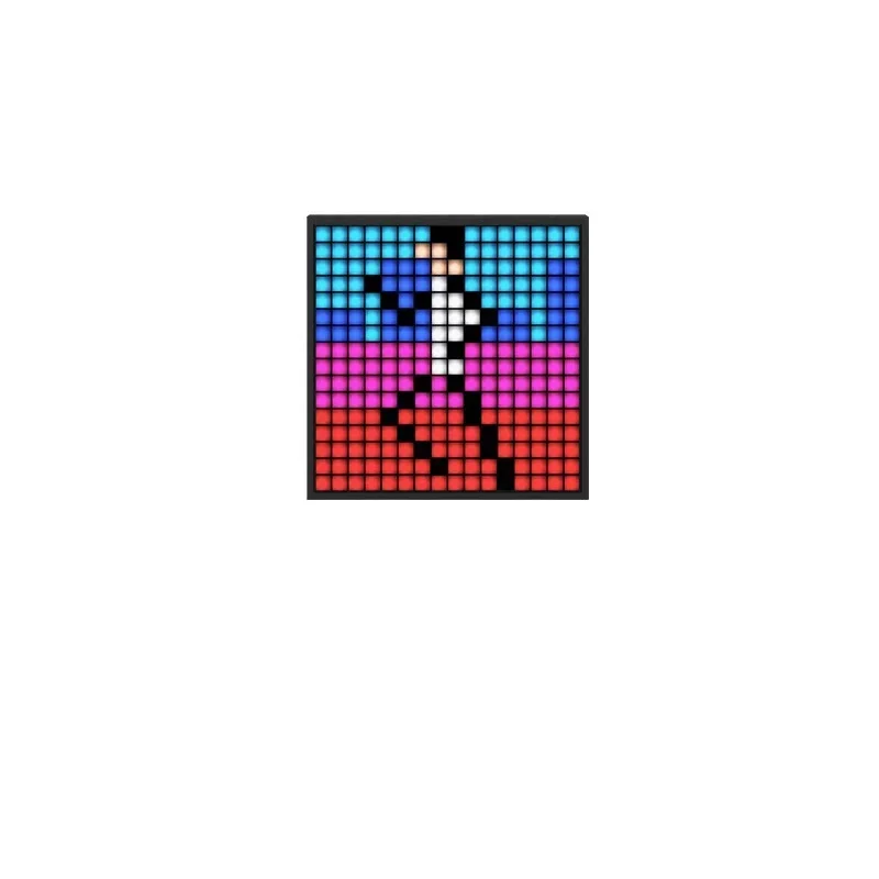 Pixel bluetooth speaker gift birthday lettering color printing