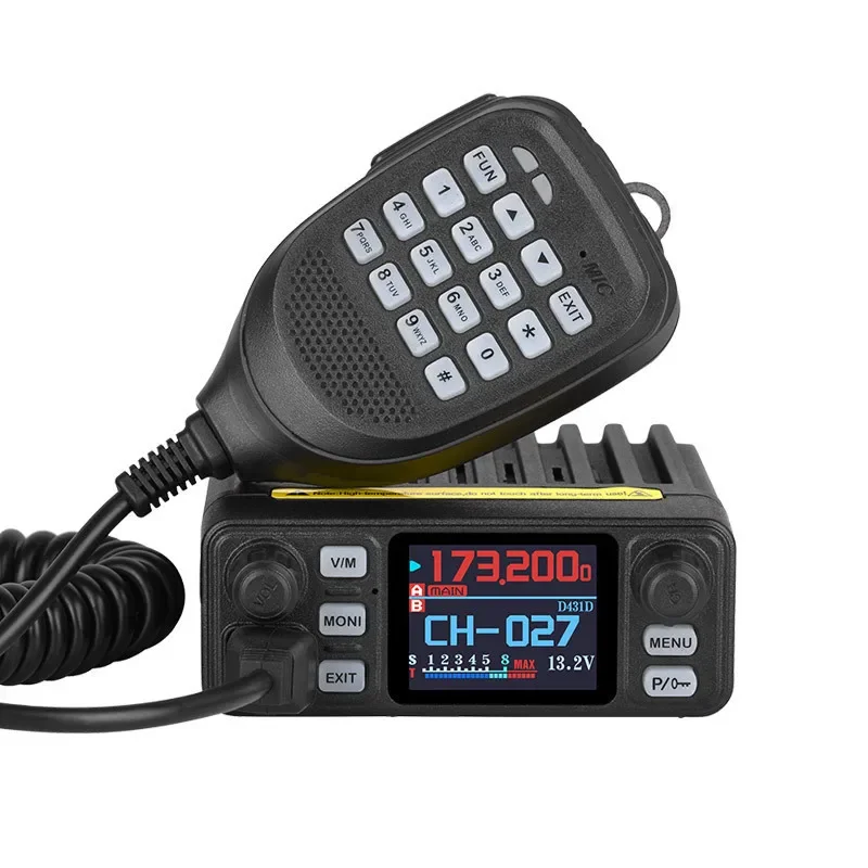 Anysecu Walkie Talkie IC-980Pro/FT-6000plus VHF UHF Dual Band Dual 25W 200Ch Noise Reduction Mini FM Vox Scrambler Mobile Radio