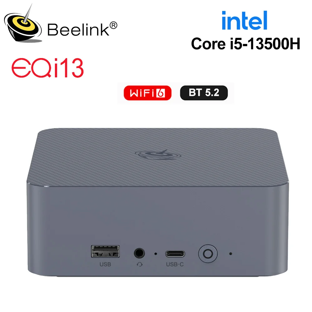 Beelink EQi13 13500H EQi13 Pro 13620H Mini PC AMD 24G RAM 500G 1T