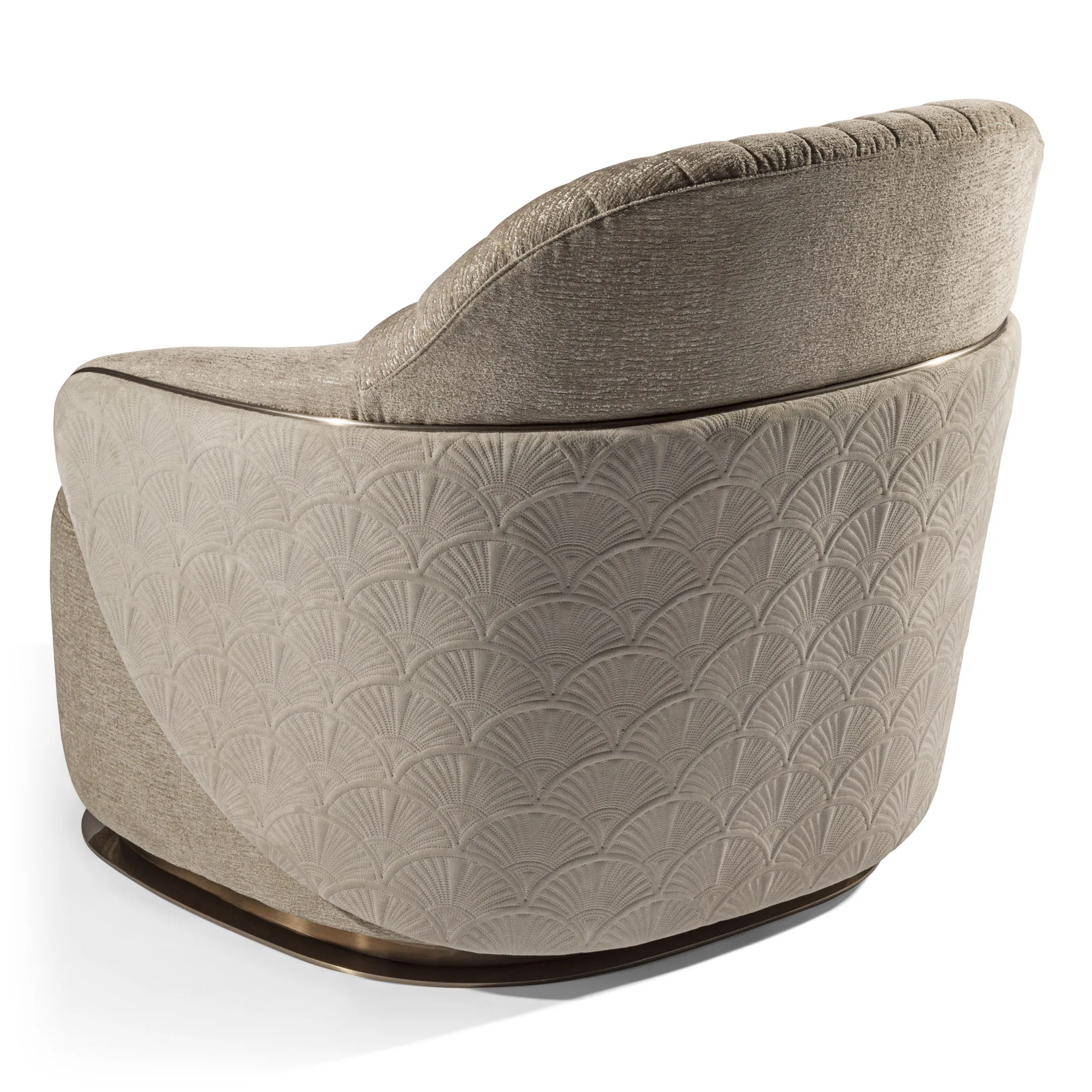 イタリアデザインのモダンなホテルのステンレススチールレザーアーム高級椅子