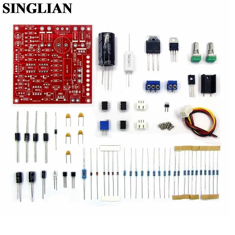 0-30V 2mA-3A Adjustable DC Regulated Power Supply Laboratory Power Short Circuit Current Limiting Protection DIY Kit Bulk Parts