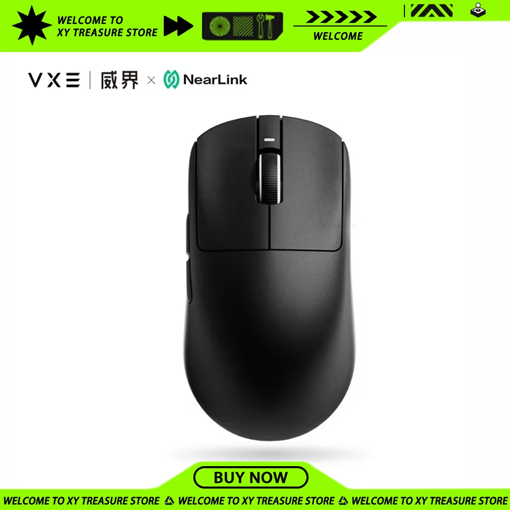 New VXE Dragonfly R1 Nearlink Game Mouse PAW3395SE Wireless Three Mode Mouse Long Battery Life Low Delay Custom PC Accessories