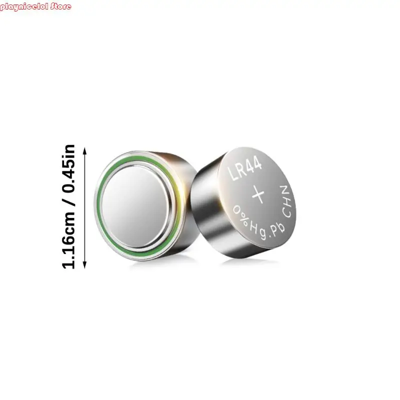 E8BA LR44 Botão 1.5V Baterias AG13 A76 Bateria alcalina 10/20 Pacote para calculadoras Células dispositivos pequenos