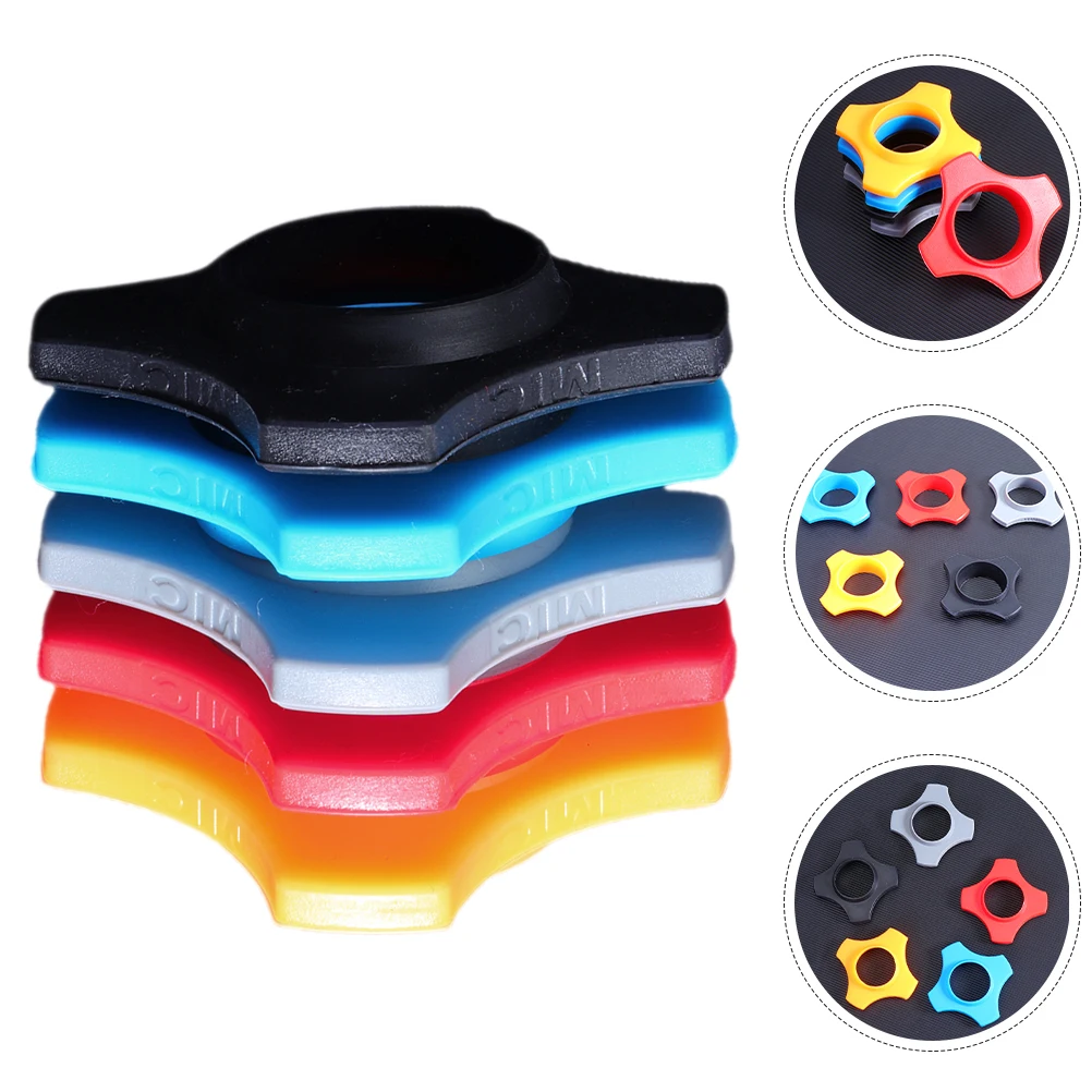 

10pcs Microphone Rings Anti Rolling Anti-Slip Rubber Set For Handheld Mic Compact Replacement Accessories Cordless Mic Ring