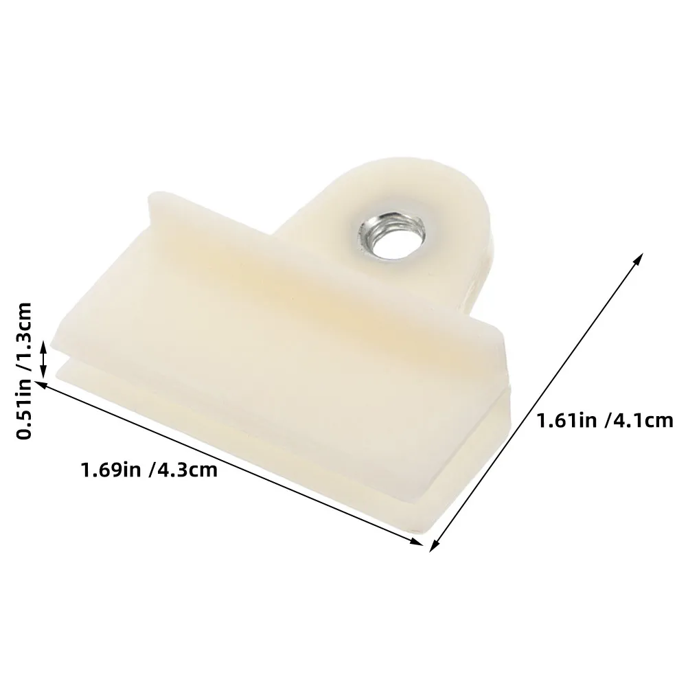 4Pcs Glass Securing Clips for Automobile Windows Door Panels Side Skirts Plastic Alloy Window Regulator Guide Clip Set